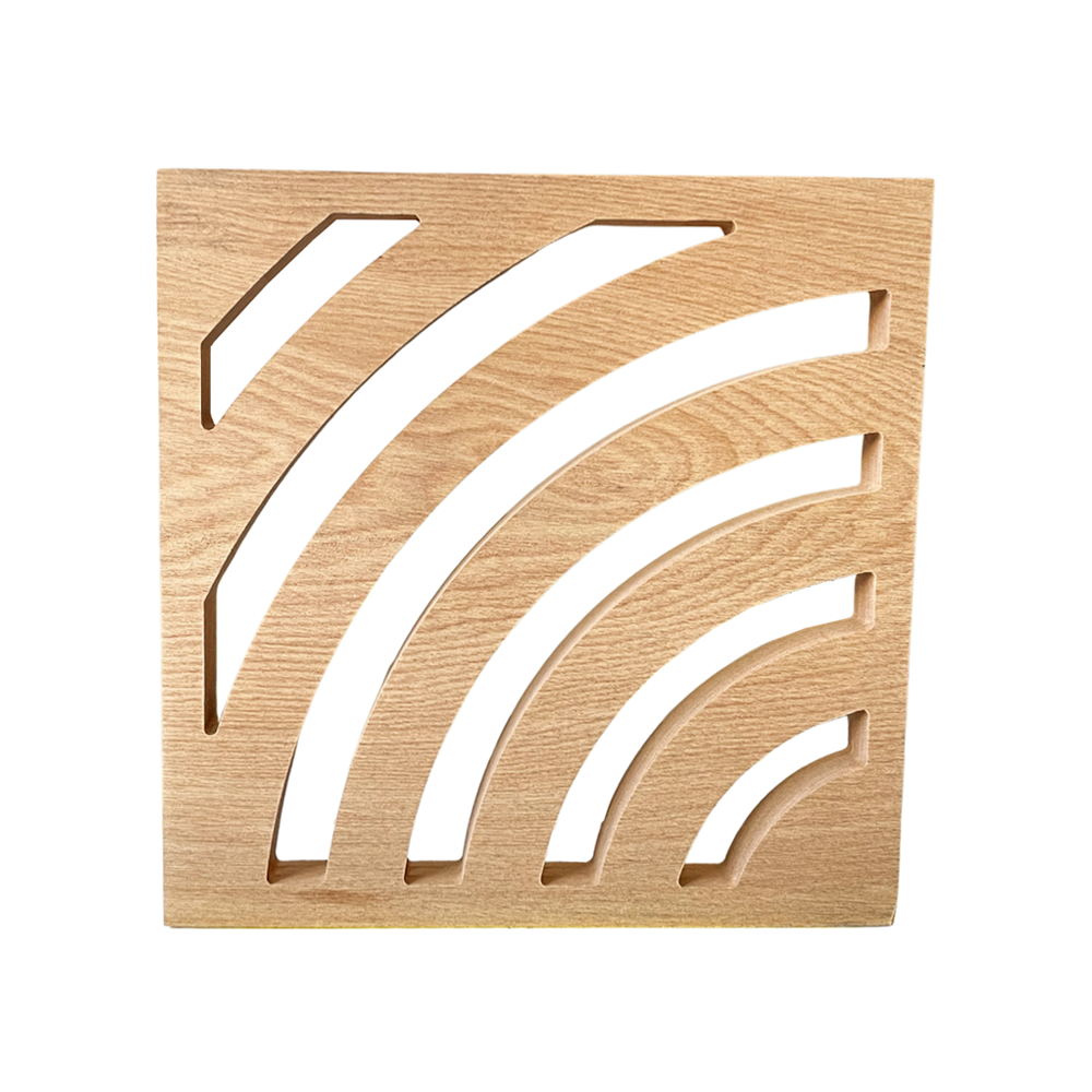 HOT MAT RECYCLED RIMU "RIPPLES" DESIGN
