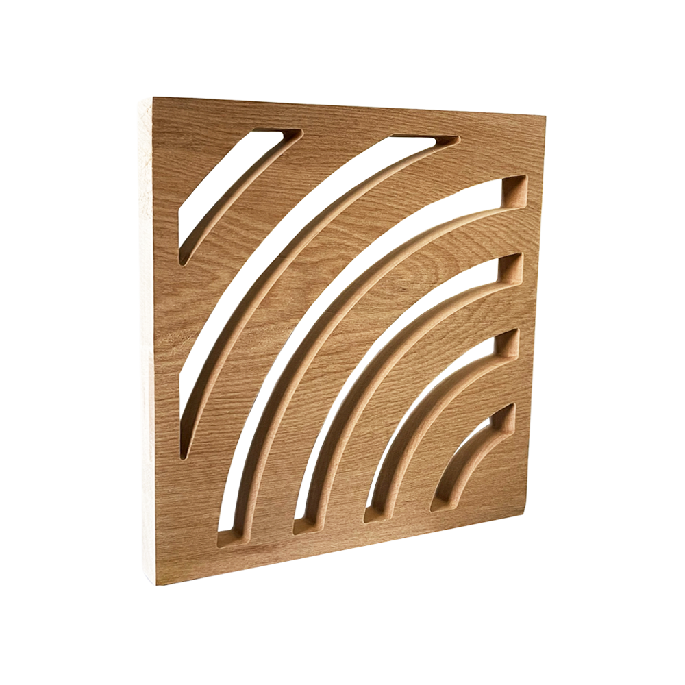 HOT MAT RECYCLED RIMU "RIPPLES" DESIGN