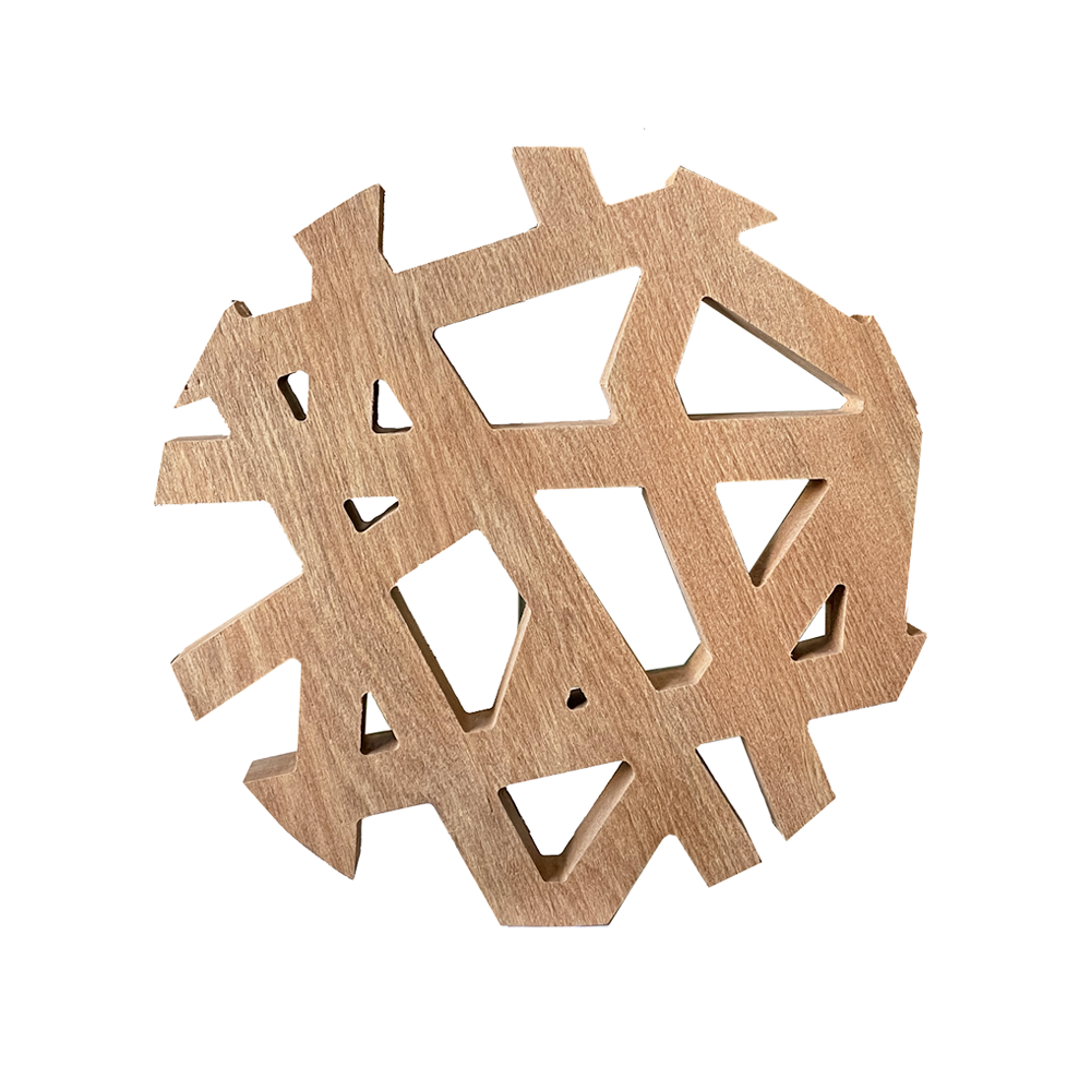 HOT MAT RECYCLED RIMU "STICKS" DESIGN